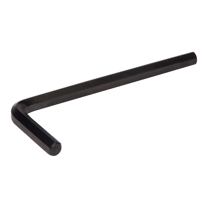 Chave sextavada curta com acabamento preto 5 mm clip de suspensão Chave sextavada curta com acabamento preto 5 mm clip de suspensão