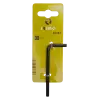 Chave sextavada curta com acabamento preto 5 mm clip de suspensão Chave sextavada curta com acabamento preto 5 mm clip de suspensão