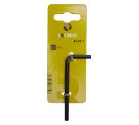 Chave sextavada curta com acabamento preto 1,5 mm clip de suspensão