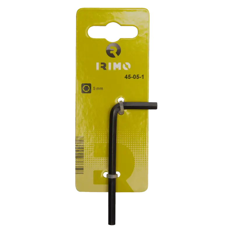 Chave sextavada curta com acabamento preto 5 mm clip de suspensão Chave sextavada curta com acabamento preto 5 mm clip de suspensão