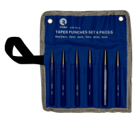 Conjunto de punções de pino e centrais, 6 pcs; (2-3-4-5-6 mm), 4 mm