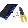 Conjunto de alicates de cravar para terminais isolados, 61 pcs Conjunto de alicates de cravar para terminais isolados, 61 pcs