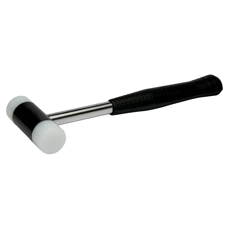 Martelo de nylon de 44 mm com cabo metálico Martelo de nylon de 44 mm com cabo metálico