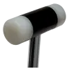 Martelo de nylon de 44 mm com cabo metálico Martelo de nylon de 44 mm com cabo metálico