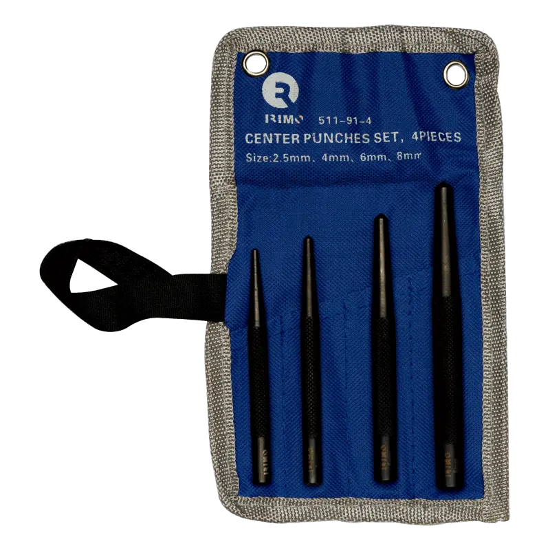 Conjunto de punções centrais de 4 pcs - 2,5-4-6-8 mm Conjunto de punções centrais de 4 pcs - 2,5-4-6-8 mm