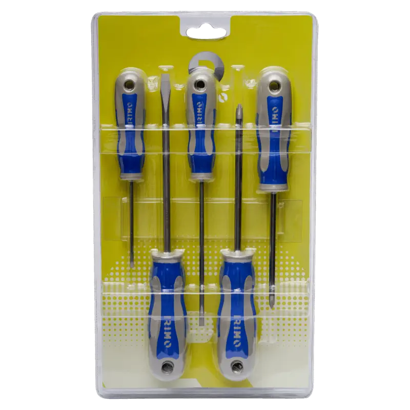 Conjunto de chaves de parafusos 5 Pcs, de fendas 3-4-6.5; Ph1-Ph2 Conjunto de chaves de parafusos 5 Pcs, de fendas 3-4-6.5; Ph1-Ph2