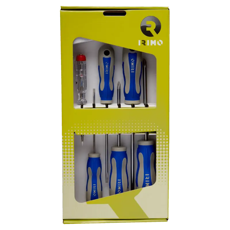 Conjunto de chaves de parafusos 6 Pcs, de fendas 3-4-5.5; Ph1-Ph2; Verificador de corrente 3X60 Conjunto de chaves de parafusos 6 Pcs, de fendas 3-4-5.5; Ph1-Ph2; Verificador de corrente 3X60