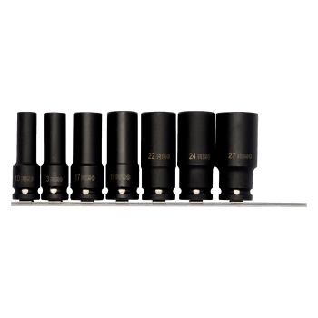 Conjunto de chaves de caixa de impacto profundas de 1/2, 7 Pcs