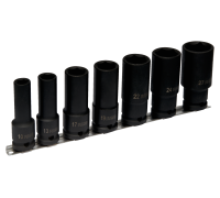 Conjunto de chaves de caixa de impacto profundas de 1/2, 7 Pcs