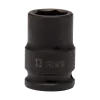 Chave de impacto de 3/8 sextavada 19 mm Chave de impacto de 3/8 sextavada 19 mm