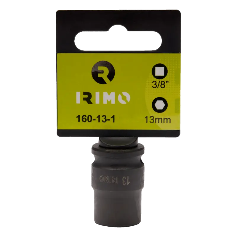 Chave de impacto de 3/8 sextavada 19 mm Chave de impacto de 3/8 sextavada 19 mm