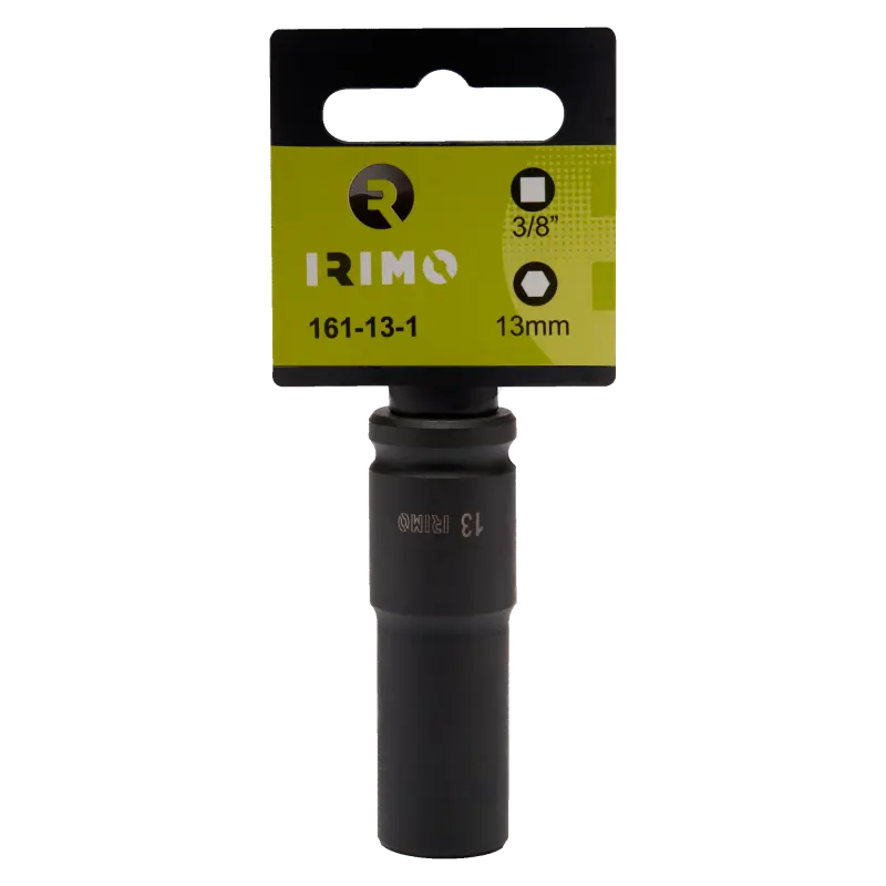 Chave de impacto de 3/8 sextavada profunda 13 mm Chave de impacto de 3/8 sextavada profunda 13 mm