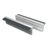 Mandíbulas de alumínio 125 mm com ranhuras horizontais normais