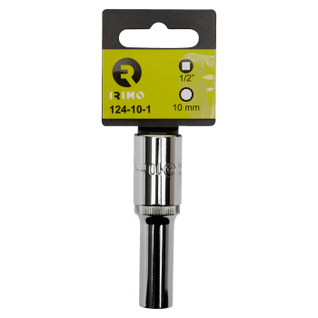 Chave de caixa 1/2 bi-sextavada profunda 15 mm