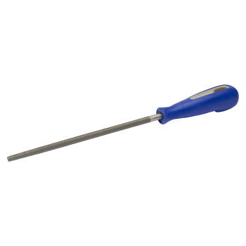 Lima redonda 6 de corte secundário duplo com pega