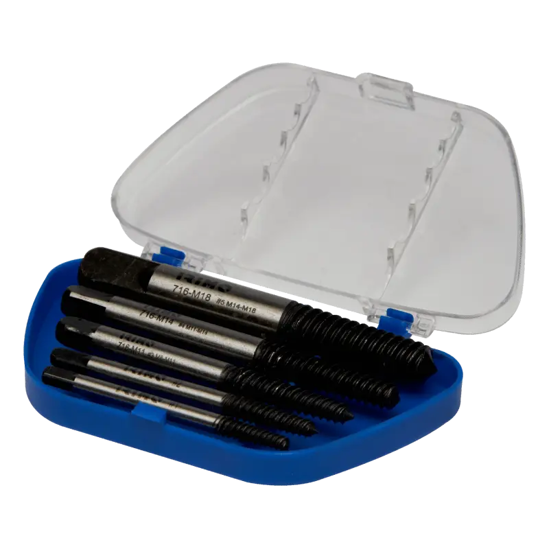 Conjunto de extrator de pernos 5 pcs, M3-M18 Conjunto de extrator de pernos 5 pcs, M3-M18