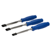 Conjunto de 3 cinzéis (12, 18, 25 mm) em caixa de cartão em polegadas Conjunto de 3 cinzéis (12, 18, 25 mm) em caixa de cartão em polegadas