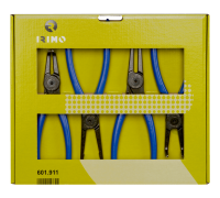 Conjunto de alicates para anéis de retenção 4 pcs, 19-60 mm