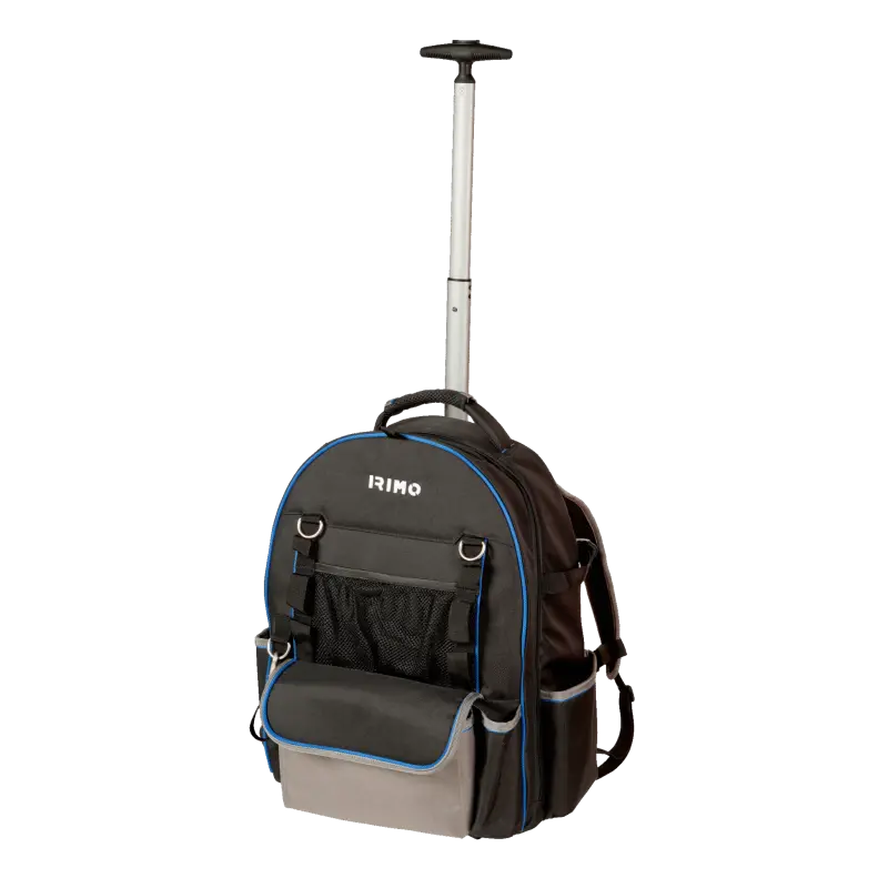 Mochila com rodas para ferramentas com 51 bolsos e compartimento para PC Mochila com rodas para ferramentas com 51 bolsos e compartimento para PC