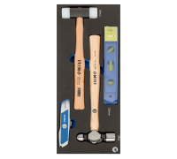 Inserções de espuma 1/3 com martelos e ferramentas de corte - 4 pcs
