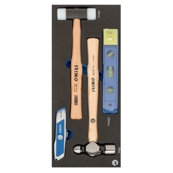 Inserções de espuma 1/3 com martelos e ferramentas de corte - 4 pcs