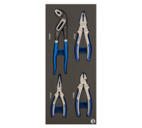 Inserções de espuma 1/3 com alicates - 4 pcs