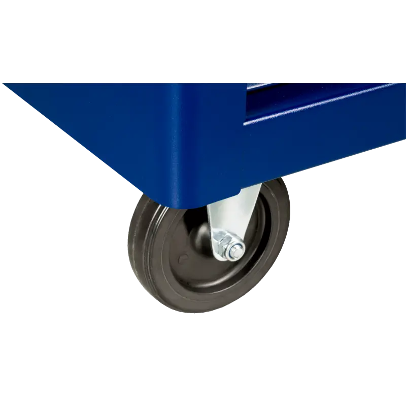 Duas rodas fixas de 125 x 30 mm