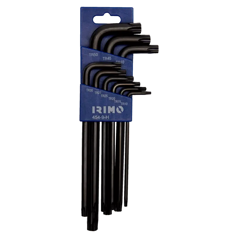 Suporte para chaves Torx inviolável 9 Pcs TR10-TR50 Suporte para chaves Torx inviolável 9 Pcs TR10-TR50