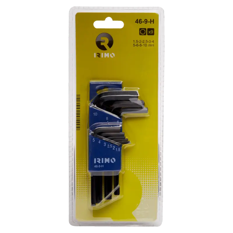 Suporte para chaves sextavadas, conjunto de 9 Pcs 1,5-10 mm Suporte para chaves sextavadas, conjunto de 9 Pcs 1,5-10 mm