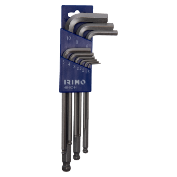 Suporte para chaves de esferas sextavadas cromadas, conjunto de 9 Pcs 1,5-10 mm Suporte para chaves de esferas sextavadas cromadas, conjunto de 9 Pcs 1,5-10 mm