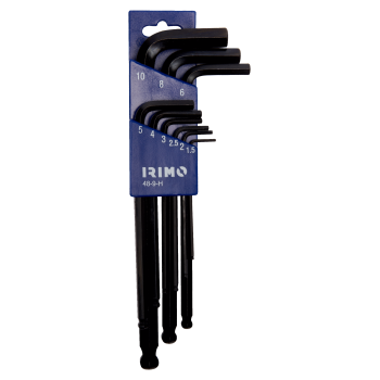 Suporte para chaves de esferas sextavadas, conjunto de 9 Pcs 1,5-10 mm Suporte para chaves de esferas sextavadas, conjunto de 9 Pcs 1,5-10 mm