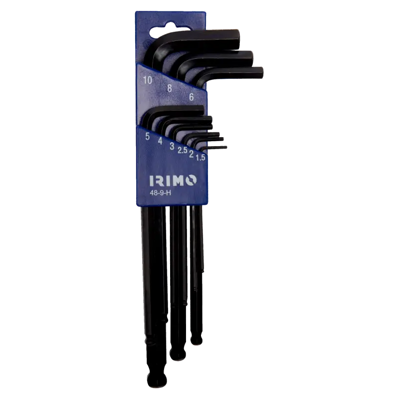 Suporte para chaves de esferas sextavadas, conjunto de 9 Pcs 1,5-10 mm