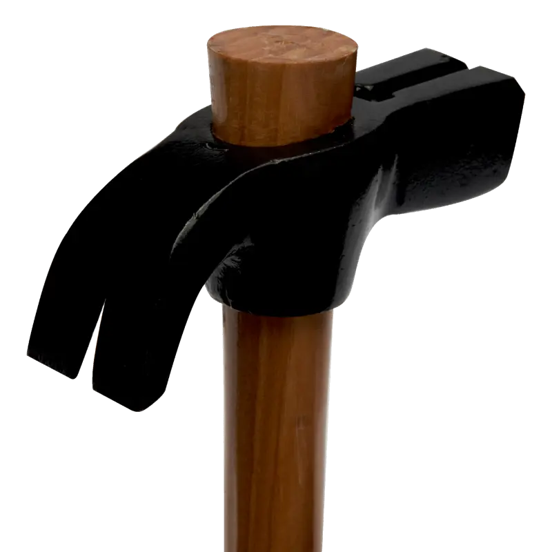 Martelo de garra curvada com punho de madeira 550G Martelo de garra curvada com punho de madeira 550G