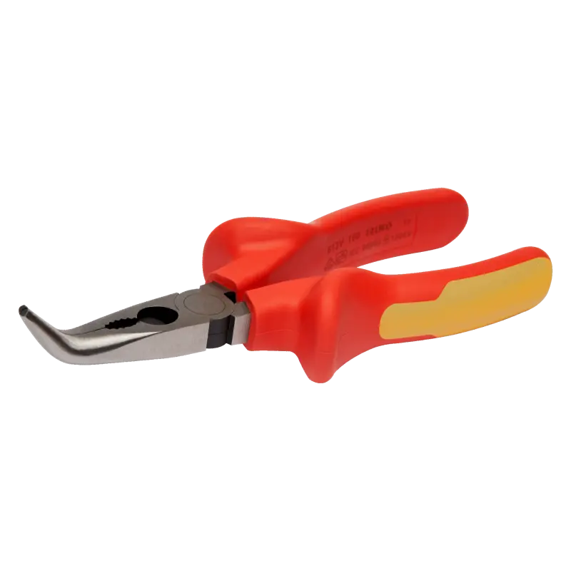 Alicate de pontas dobradas isolado 160 mm Alicate de pontas dobradas isolado 160 mm