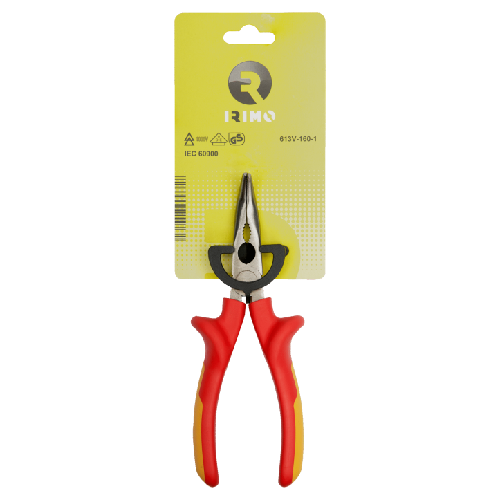 Alicate de pontas dobradas isolado 160 mm Alicate de pontas dobradas isolado 160 mm