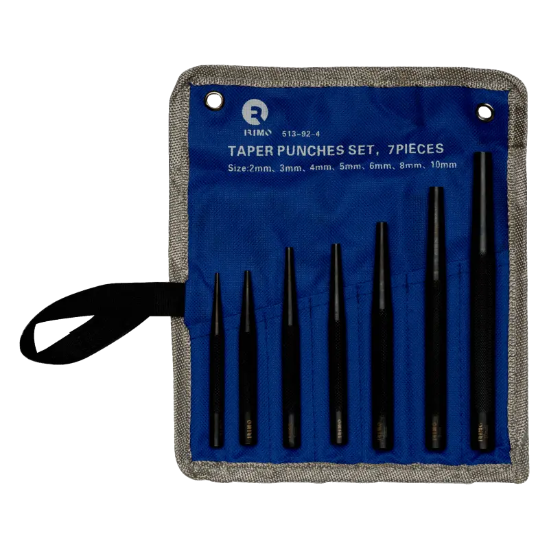 Conjunto de punções de pino cónicos, 7 Pcs 2-3-4-5-6-8-10 mm Conjunto de punções de pino cónicos, 7 Pcs 2-3-4-5-6-8-10 mm