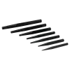 Conjunto de punções de pino cónicos, 7 Pcs 2-3-4-5-6-8-10 mm Conjunto de punções de pino cónicos, 7 Pcs 2-3-4-5-6-8-10 mm