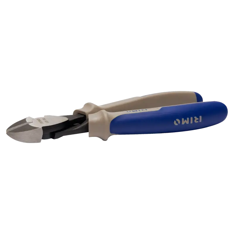 Alicate de corte lateral de alta resistência de 180 mm com pegas de bimaterial Alicate de corte lateral de alta resistência de 180 mm com pegas de bimaterial