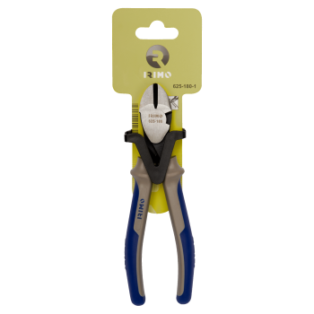 Alicate de corte lateral de alta resistência de 180 mm com pegas de bimaterial Alicate de corte lateral de alta resistência de 180 mm com pegas de bimaterial