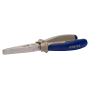 Alicate de pontas chatas de 180 mm com pegas em bimaterial