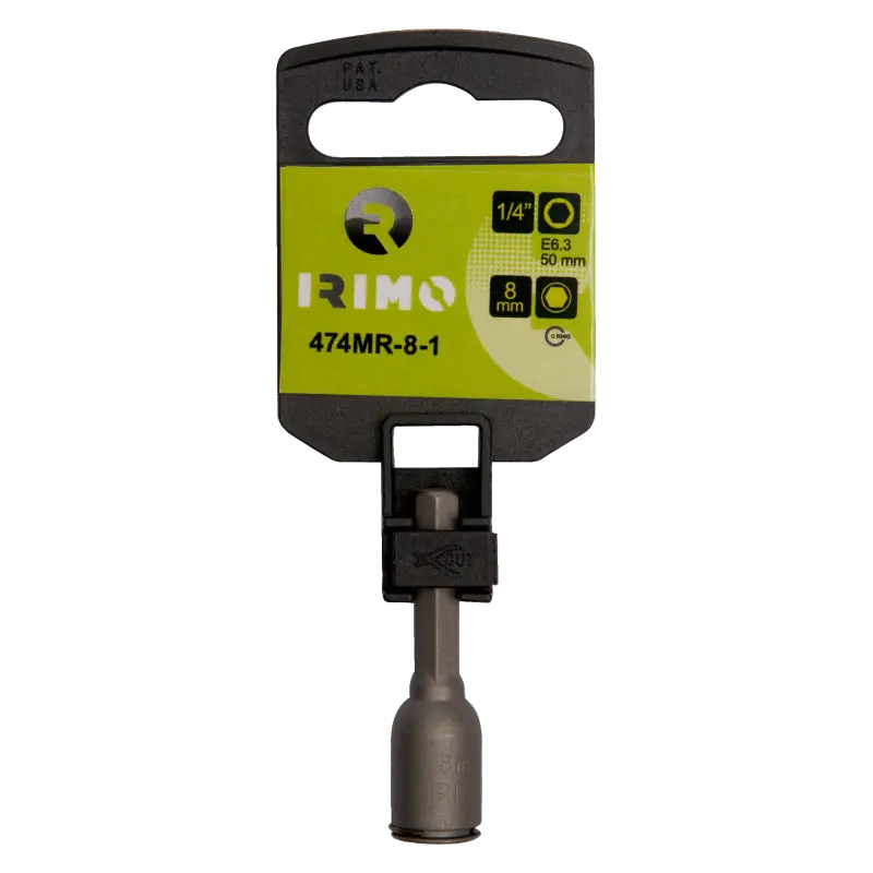Chave de porcas elétrica de 1/4 com anel de retenção 10 mm Chave de porcas elétrica de 1/4 com anel de retenção 10 mm