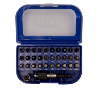 Conjunto de pontas de 1/4 com adaptador, bocal e suporte para pontas