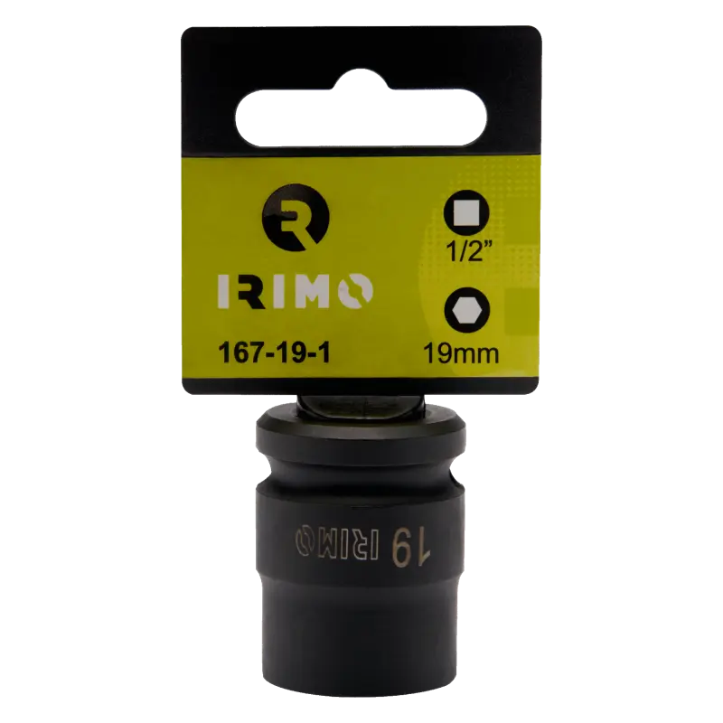Chave de impacto de 1/2 sextavada 19 mm Chave de impacto de 1/2 sextavada 19 mm