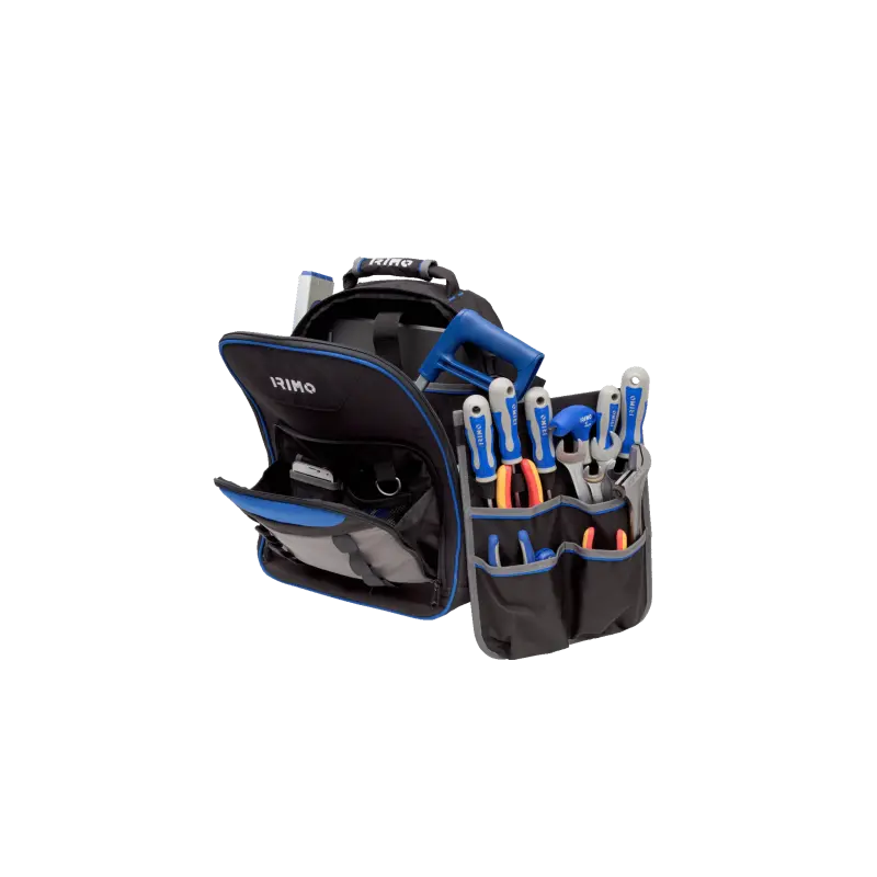 Mochila para ferramentas com 10 bolsos e compartimento para PC Mochila para ferramentas com 10 bolsos e compartimento para PC