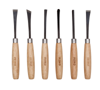 Conjunto de talhadeiras, 6 Pcs em polegadas numa embalagem de blister