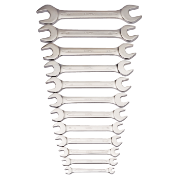 Chave de extremidade aberta dupla 6X7-30X32 12 Pcs, clip