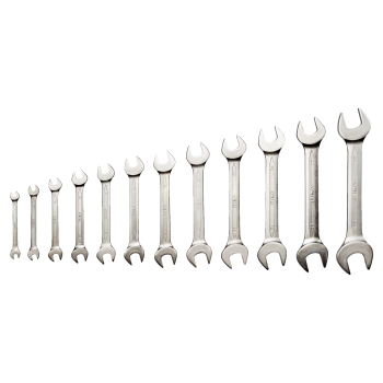 Chave de extremidade aberta dupla 6X7-30X32 12 Pcs em carteira