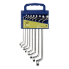 Conjunto de chaves de bocas de anéis de duplo deslocamento 6X7-20X22, suporte com 8 pcs Conjunto de chaves de bocas de anéis de duplo deslocamento 6X7-20X22, suporte com 8 pcs