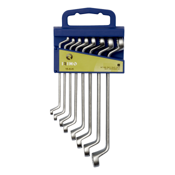 Conjunto de chaves de bocas de anéis de duplo deslocamento 6X7-20X22, suporte com 8 pcs