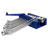 Conjunto de chaves de bocas de anéis de duplo deslocamento 6X7-20X22, suporte com 8 pcs Conjunto de chaves de bocas de anéis de duplo deslocamento 6X7-20X22, suporte com 8 pcs